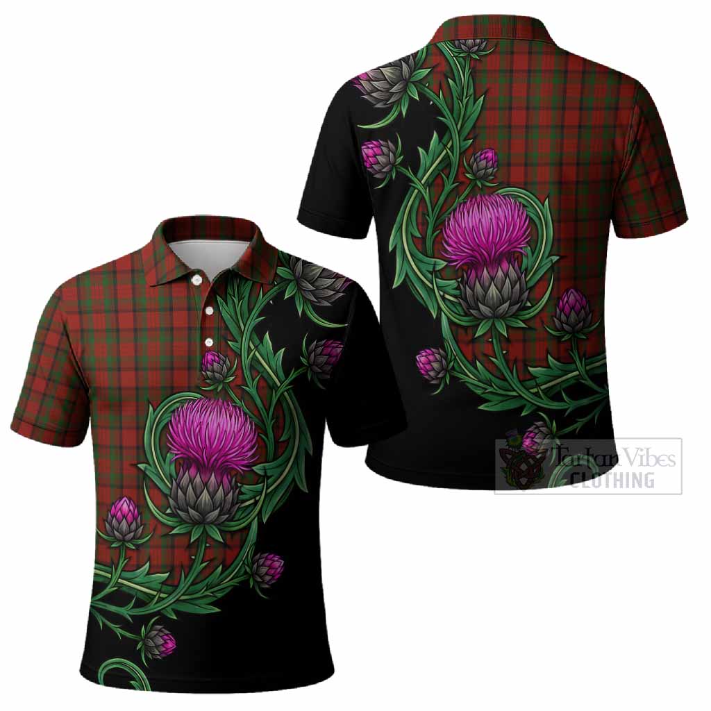 Tipperary Tartan Polo Shirt Resilient Scottish Thistle