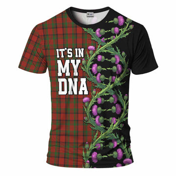 Tipperary Tartan T-Shirt Scottish Identity Thistle Flower DNA Strand Art