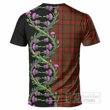 Tipperary Tartan T-Shirt Scottish Identity Thistle Flower DNA Strand Art