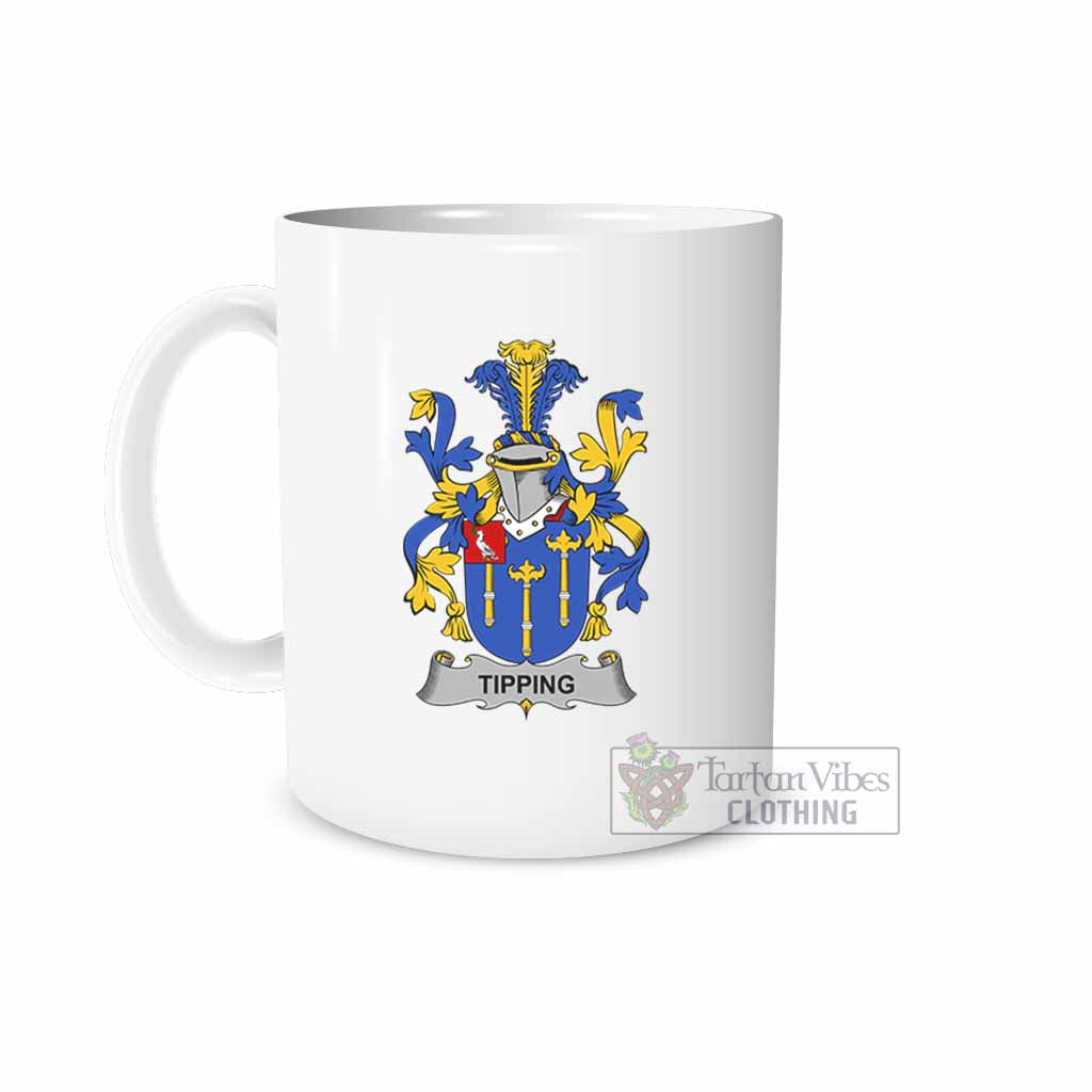 Tartan Vibes Clothing Tipping Irish Clan Coat of Arms Ceramic Mug