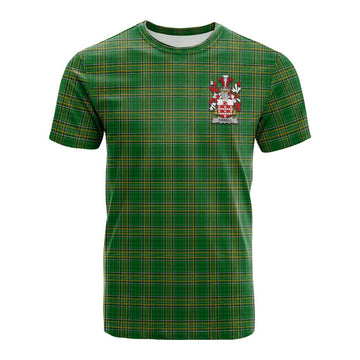 Tirrell Irish Clan Tartan Cotton T-shirt with Coat of Arms Kid's Shirt - Tartan Vibes Clothing