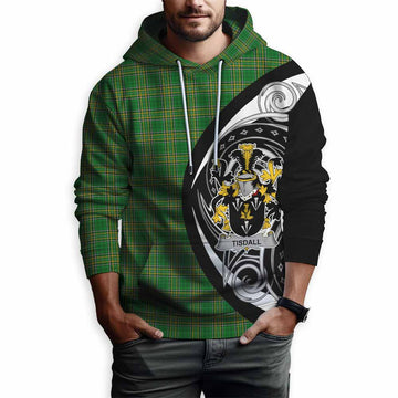 Tartan Vibes Clothing Tisdall Irish Clan Hoodie Celtic Circle Style