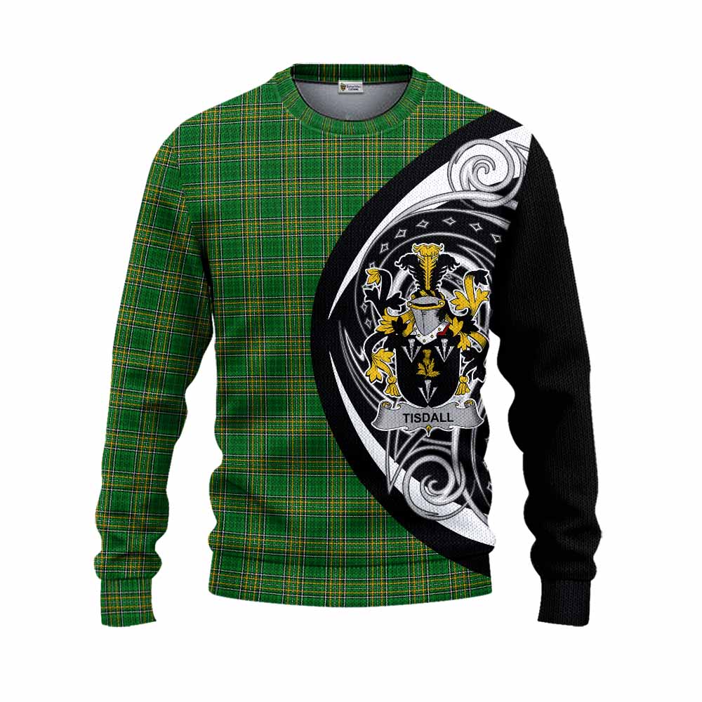 Tartan Vibes Clothing Tisdall Irish Clan Knitted Sweater Celtic Circle Style