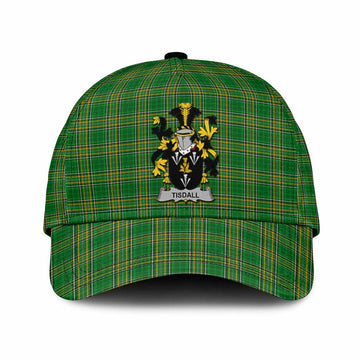 Tisdall Irish Clan Tartan Classic Cap with Coat of Arms