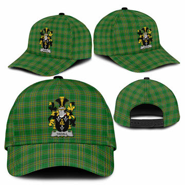Tisdall Irish Clan Tartan Classic Cap with Coat of Arms