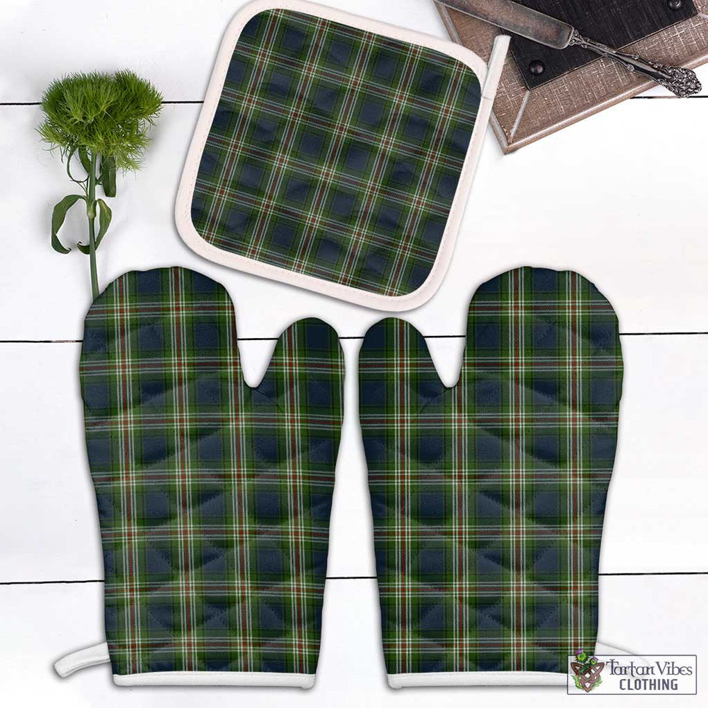 Todd Tartan Combo Oven Mitt & Pot-Holder Combo 2 Oven Mitt & 1 Pot-Holder Black - Tartan Vibes Clothing