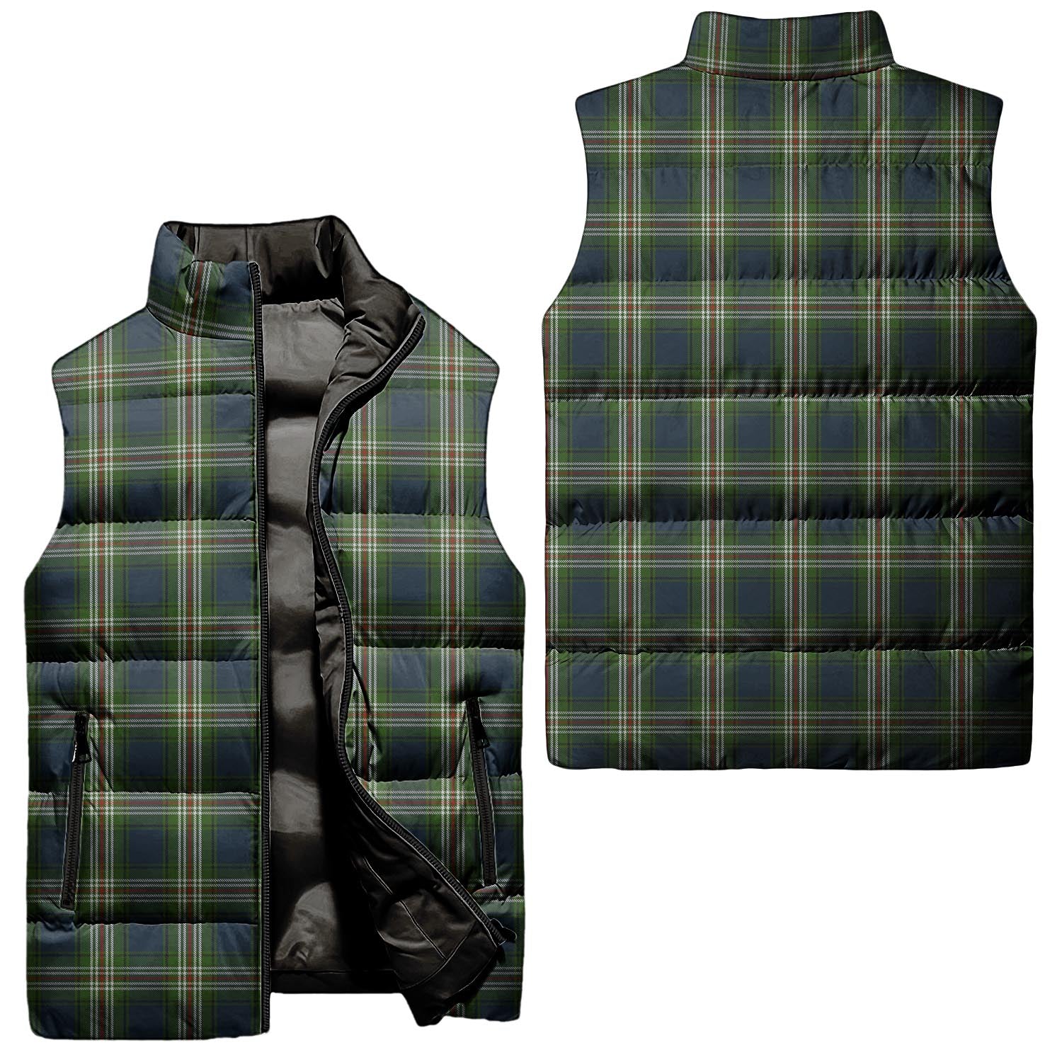 Todd Tartan Sleeveless Puffer Jacket Unisex - Tartanvibesclothing