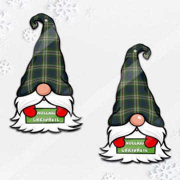 Todd Gnome Christmas Ornament with His Tartan Christmas Hat