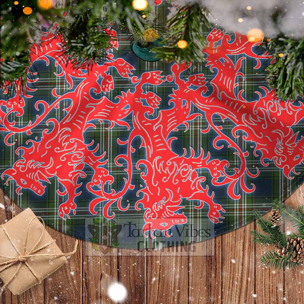 Todd Tartan Christmas Tree Skirt Lion Rampant Style - Tartan Vibes Clothing