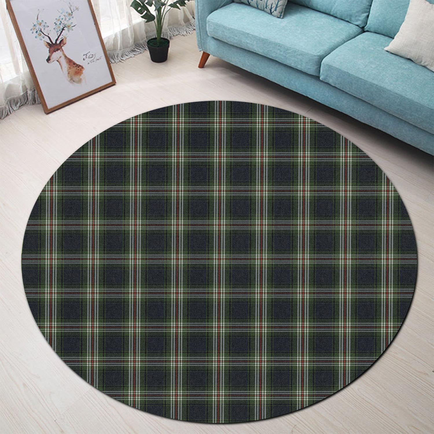 Todd Tartan Round Rug - Tartan Vibes Clothing