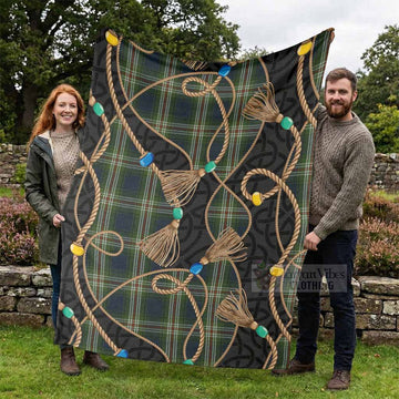Todd Scottish Tartan Twisted Ropes Stylized Blanket - Tartan Vibes Clothing