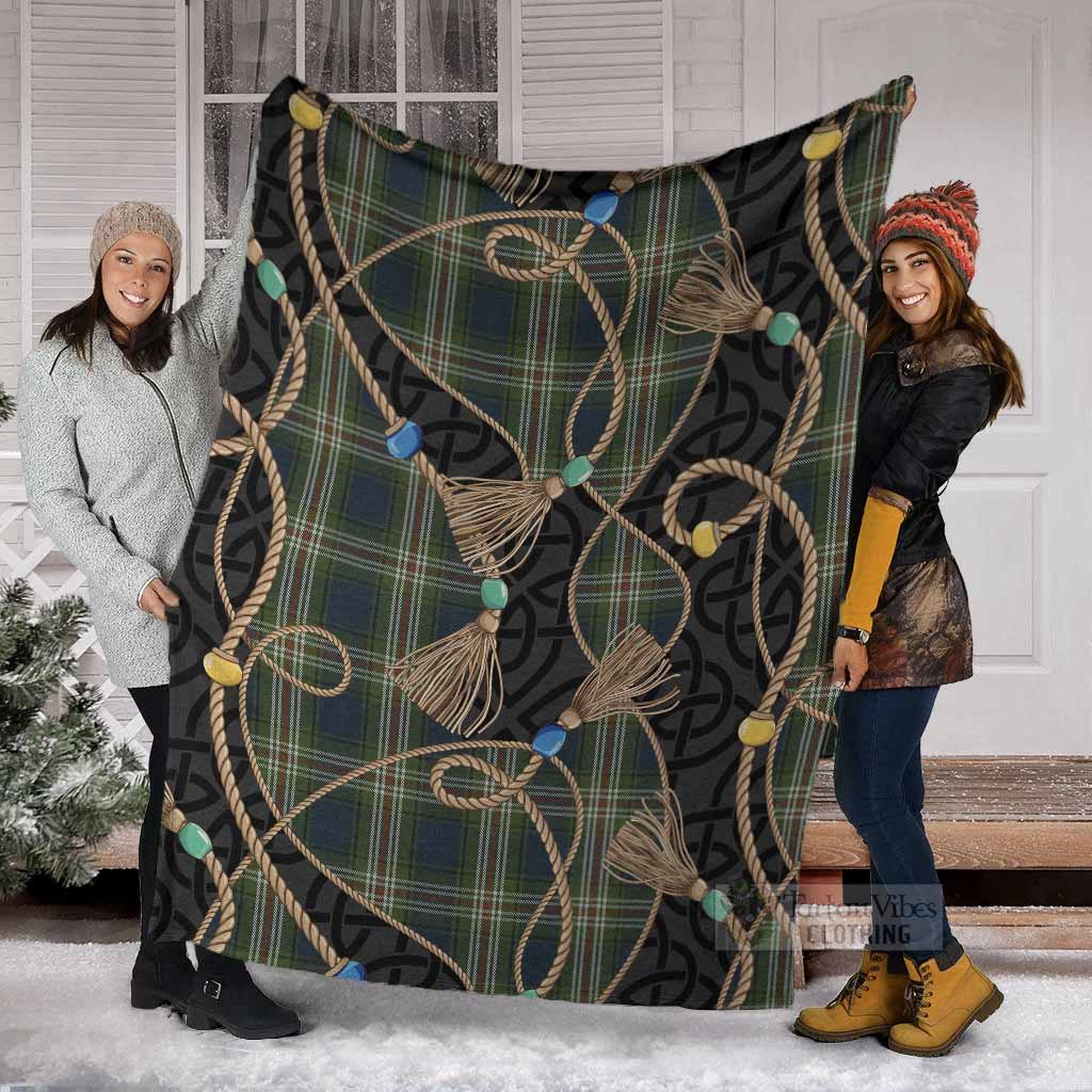 Todd Scottish Tartan Twisted Ropes Stylized Blanket - Tartan Vibes Clothing