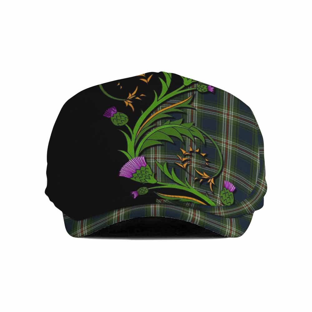 Todd Tartan Flat Cap, Jeff Cap Scottish Thistle Pride Heritage Art