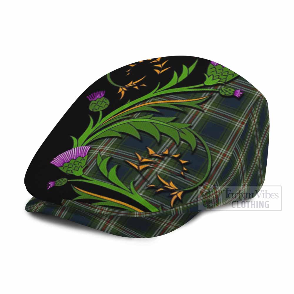 Todd Tartan Flat Cap, Jeff Cap Scottish Thistle Pride Heritage Art