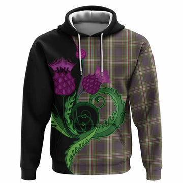 Todd Tartan Hoodie Traditional Scottish Thistle