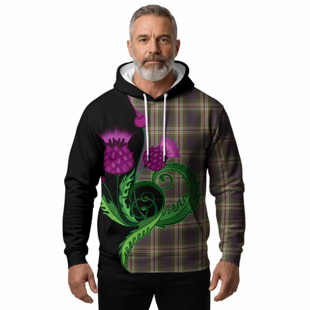 Todd Tartan Hoodie Traditional Scottish Thistle