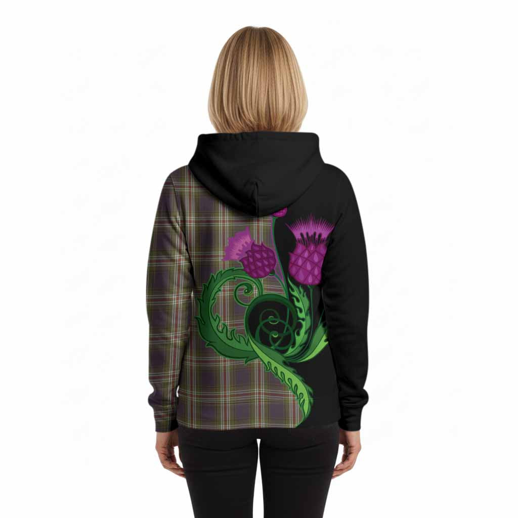 Todd Tartan Hoodie Traditional Scottish Thistle
