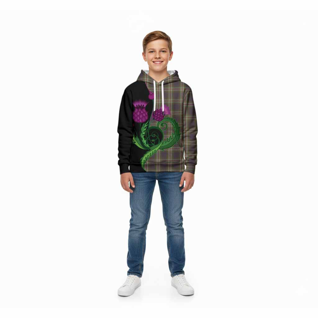 Todd Tartan Kid Hoodie Traditional Scottish Thistle