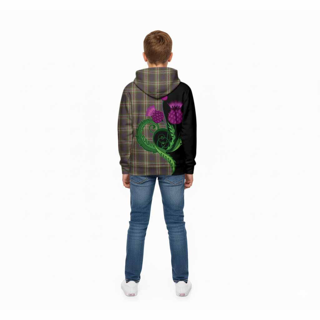 Todd Tartan Kid Hoodie Traditional Scottish Thistle
