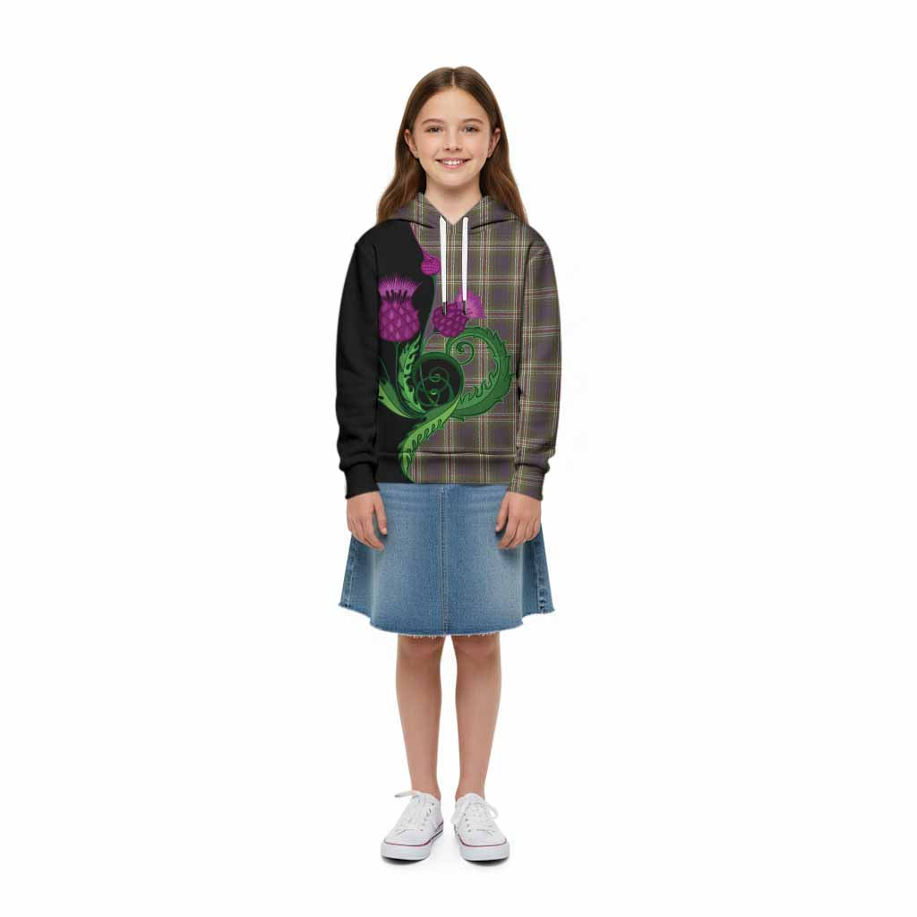 Todd Tartan Kid Hoodie Traditional Scottish Thistle