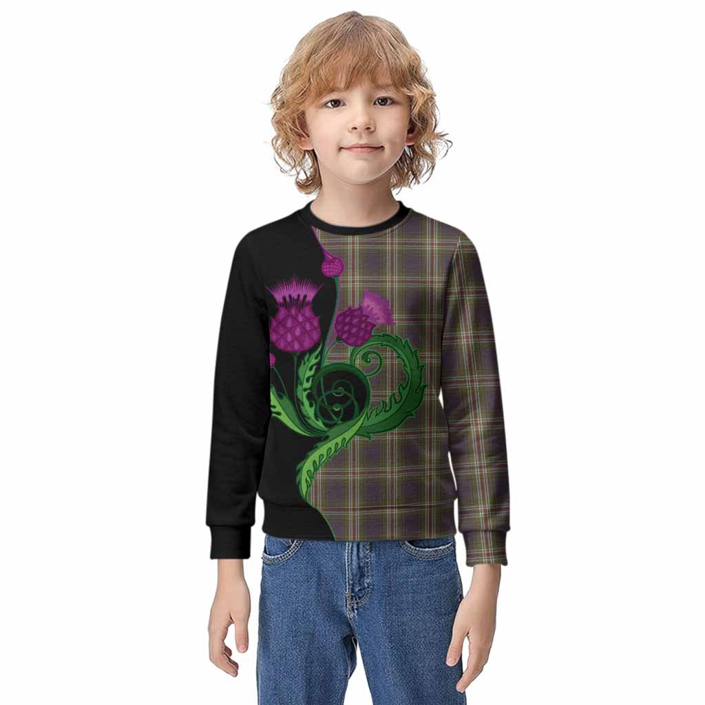 Todd Tartan Kid Knitted Sweatshirt Traditional Scottish Thistle