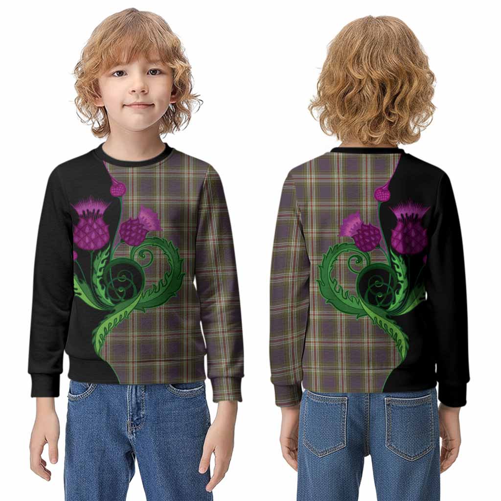 Todd Tartan Kid Knitted Sweatshirt Traditional Scottish Thistle