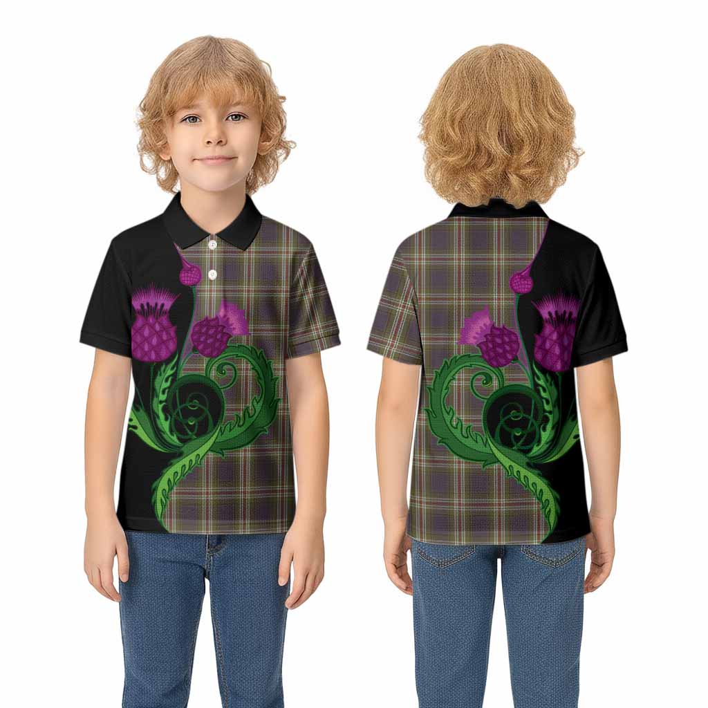 Todd Tartan Kid Polo Shirt Traditional Scottish Thistle