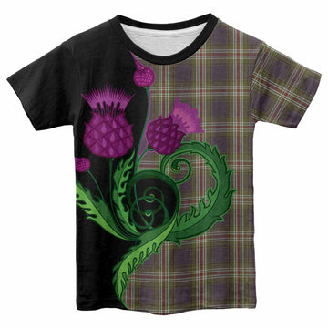 Todd Tartan Kid T-shirt Traditional Scottish Thistle