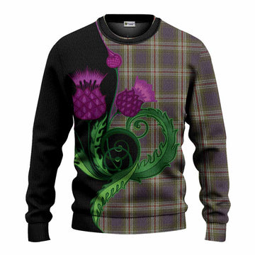 Todd Tartan Knitted Sweater Traditional Scottish Thistle