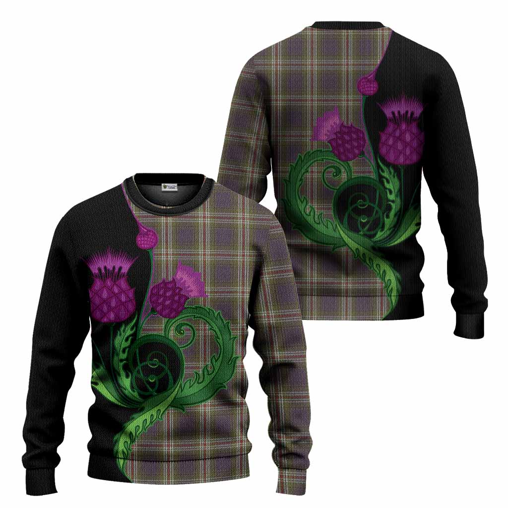 Todd Tartan Knitted Sweater Traditional Scottish Thistle
