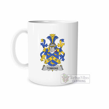 Tomkins Irish Clan Coat of Arms Ceramic Mug