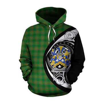 Townshend Irish Clan Cotton Hoodie Celtic Circle Style