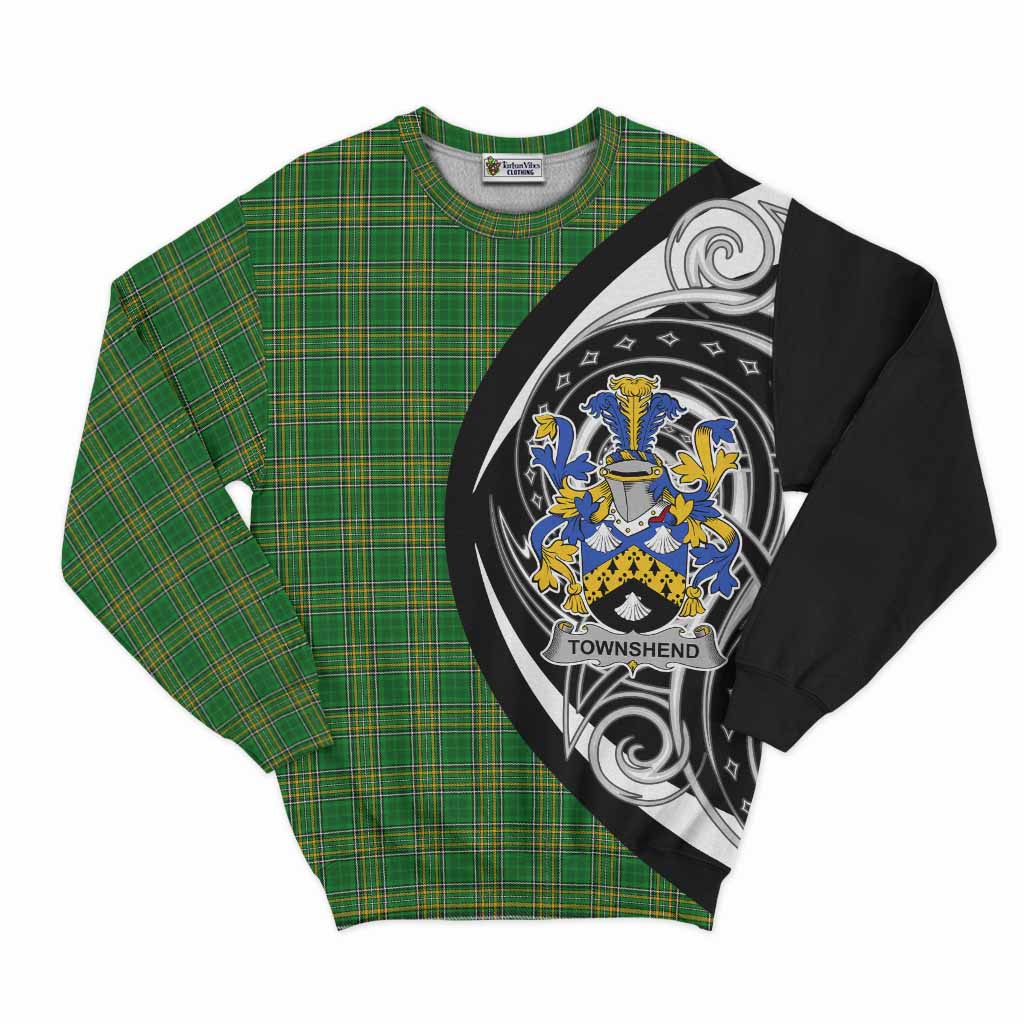 Tartan Vibes Clothing Townshend Irish Clan Sweatshirt Celtic Circle Style