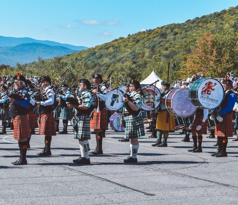 Traditional Bagpipe and Drum Performances