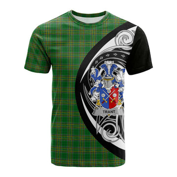 Tartan Vibes Clothing Trant Irish Clan Cotton T-shirt Celtic Circle Style