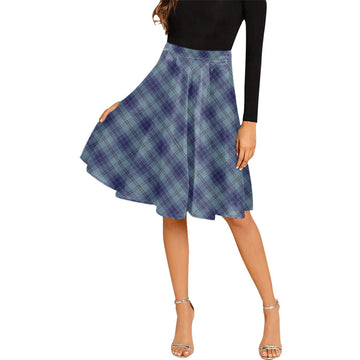 Traynor Tartan Melete Pleated Midi Skirt Cross Style