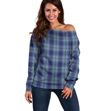 Traynor Tartan Off Shoulder Women Sweater