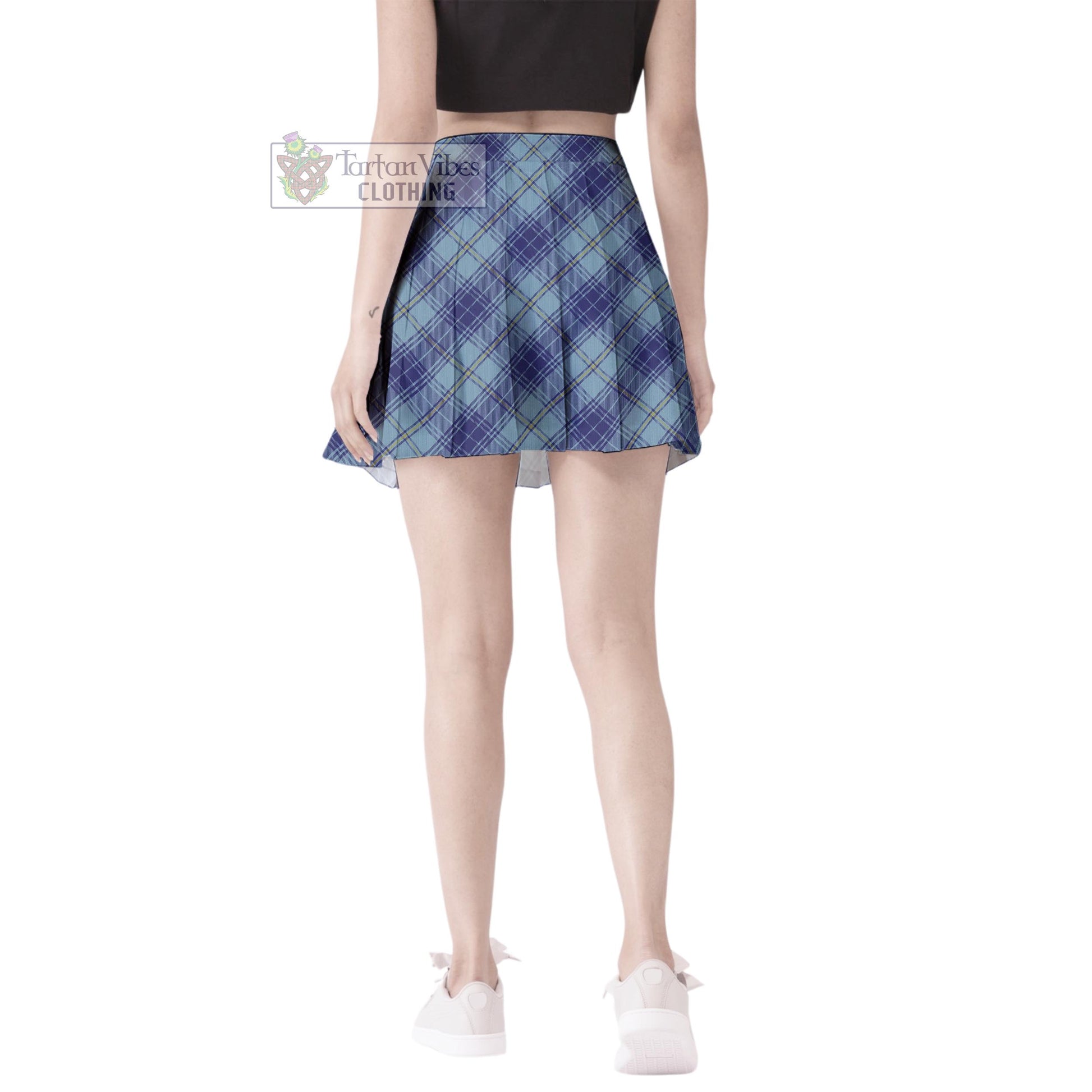 Traynor Tartan Women's Plated Mini Skirt Cross Style - Tartan Vibes Clothing