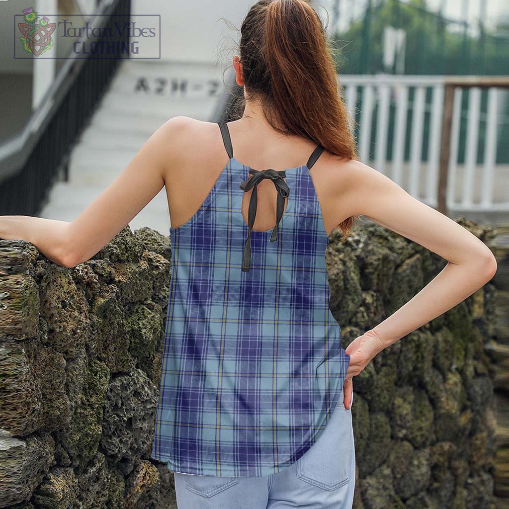 Tartan Vibes Clothing Traynor Tartan Loose Halter Neck Camisole