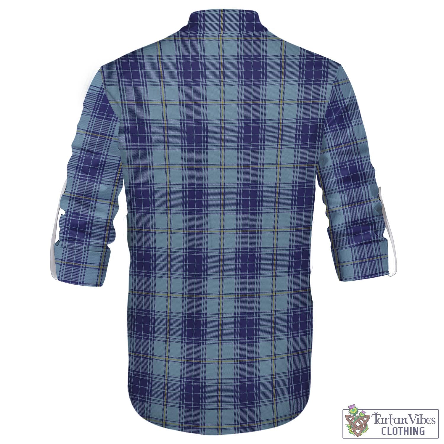 Tartan Vibes Clothing Traynor Tartan Men's Scottish Traditional Jacobite Ghillie Kilt Shirt