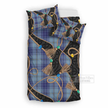 Traynor Scottish Tartan Twisted Ropes Stylized Bedding Set UK Bedding Set UK Double 79*79 inch - Tartan Vibes Clothing