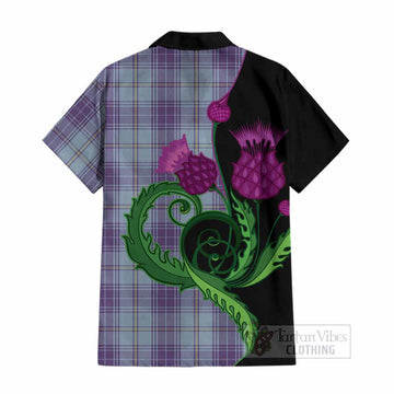 Traynor Tartan Cotton Hawaiian Shirt Traditional Scottish Thistle