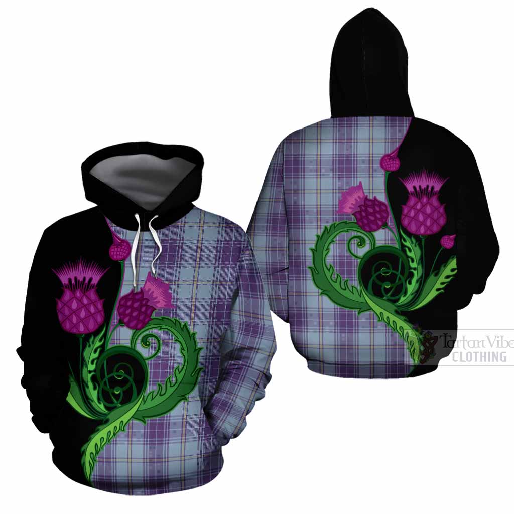 Traynor Tartan Cotton Hoodie Traditional Scottish Thistle