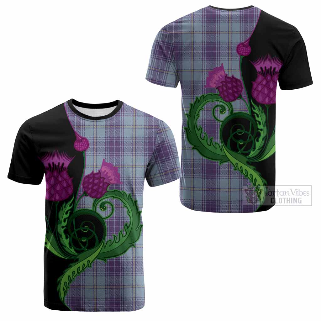 Traynor Tartan Cotton T-shirt Traditional Scottish Thistle
