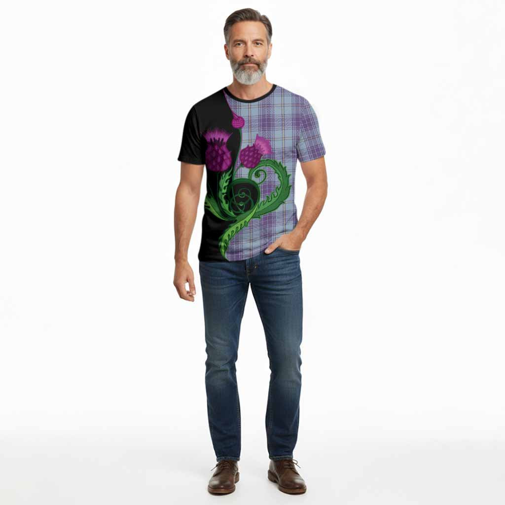 Traynor Tartan Cotton T-shirt Traditional Scottish Thistle