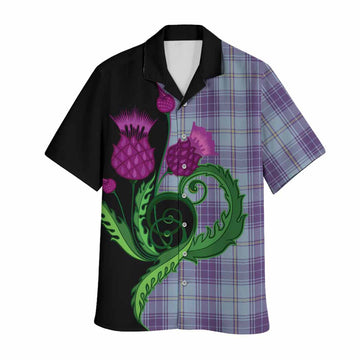 Traynor Tartan Hawaiian Shirt Traditional Scottish Thistle