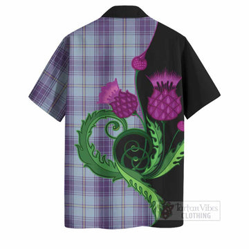 Traynor Tartan Hawaiian Shirt Traditional Scottish Thistle