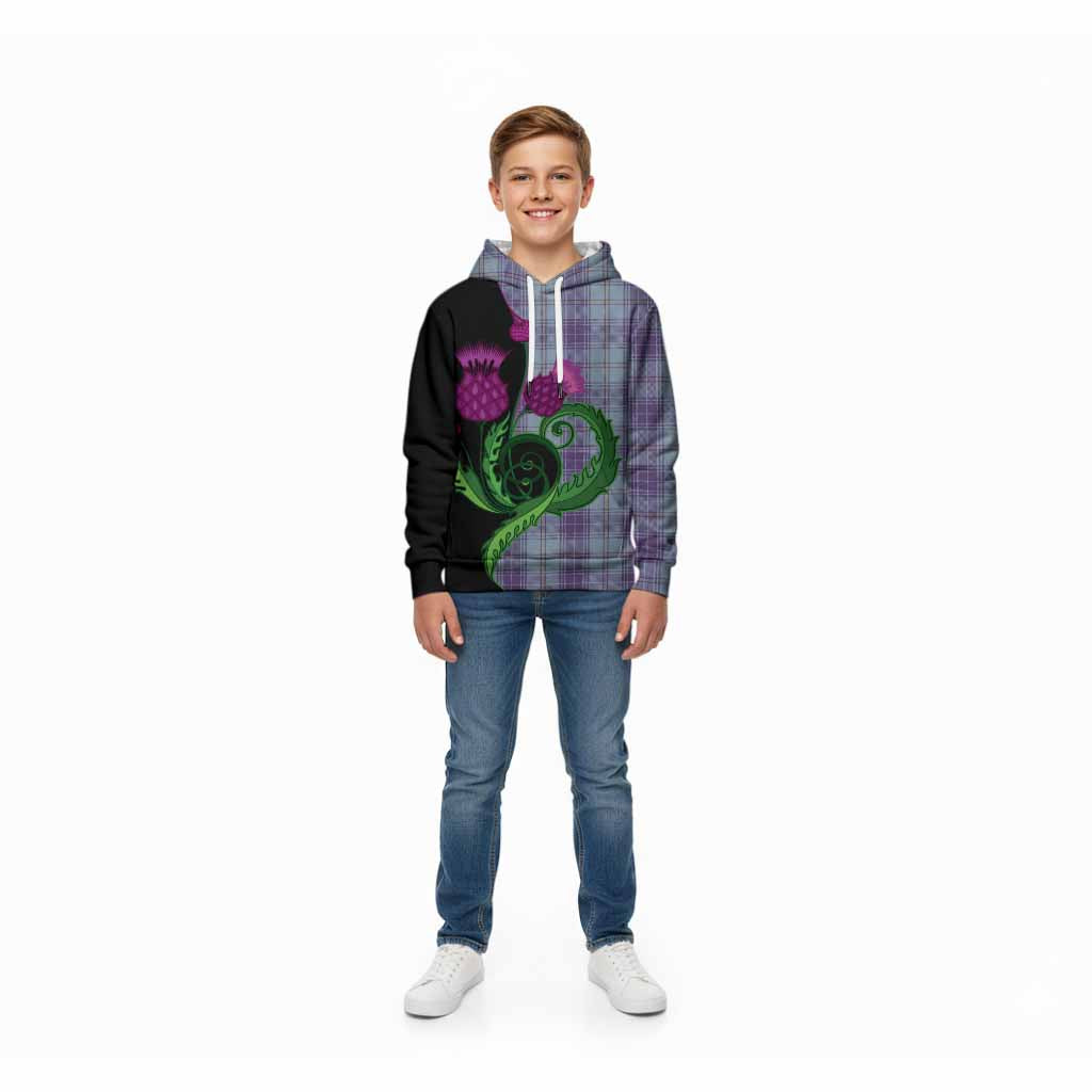 Traynor Tartan Kid Hoodie Traditional Scottish Thistle
