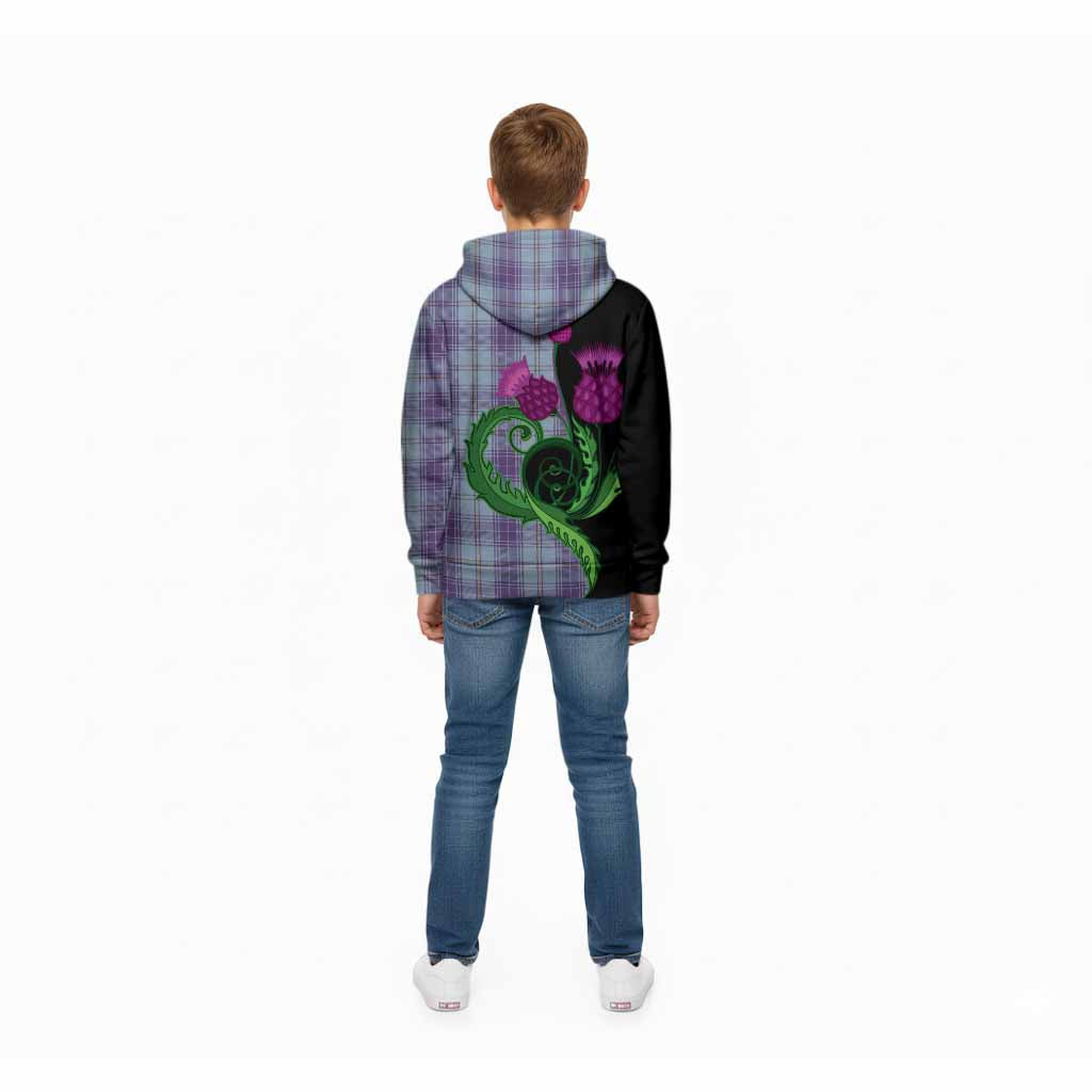 Traynor Tartan Kid Hoodie Traditional Scottish Thistle