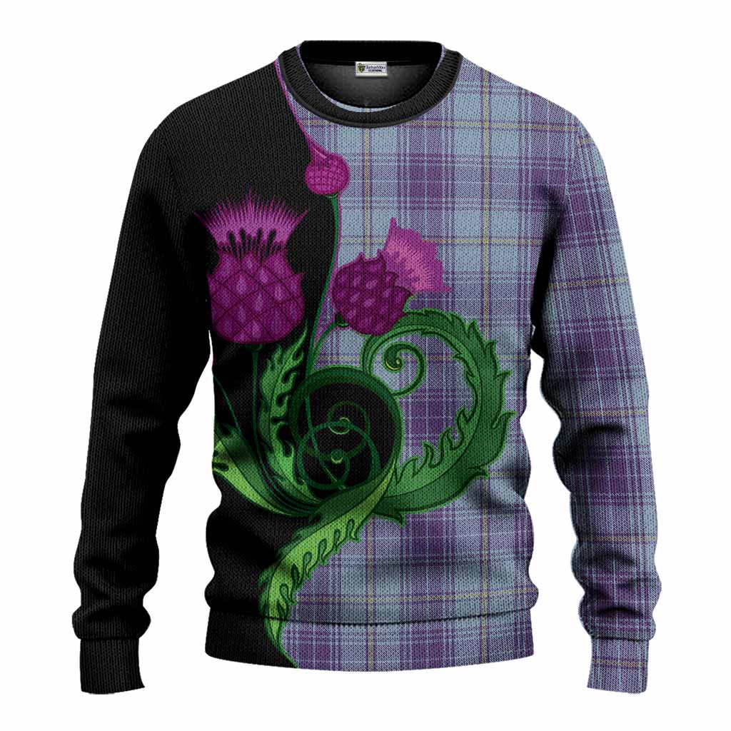 Traynor Tartan Knitted Sweater Traditional Scottish Thistle